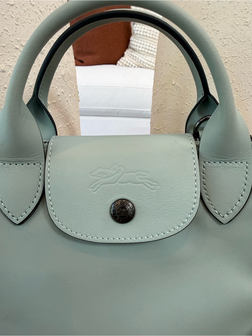 Longchamp Le Pliage Xtra Top Handle XS Leather Crossbody with Strap - Picture 6 of 11